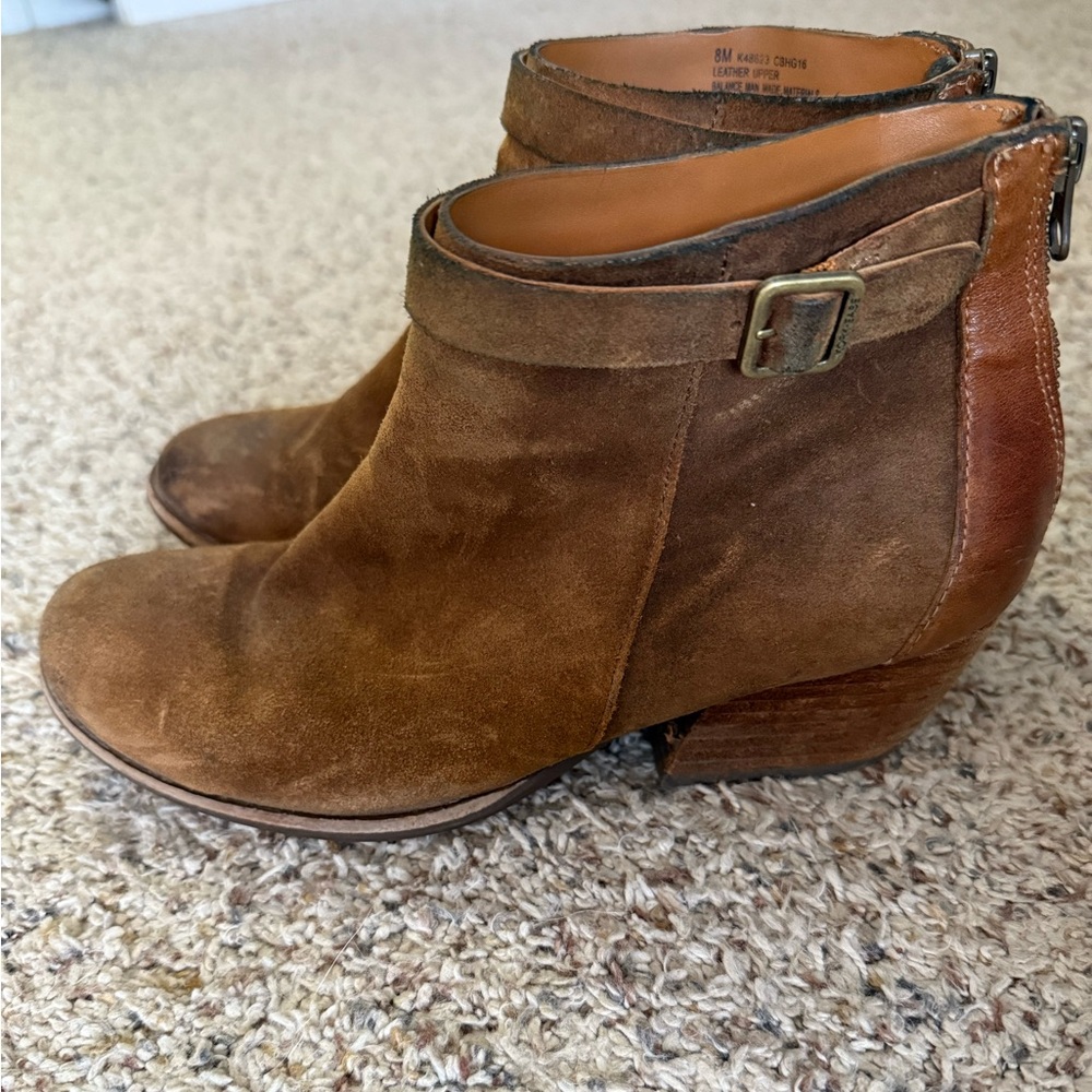 Kork-Ease Suede Mid (2-2.9 in) Heel Height Boots for Women